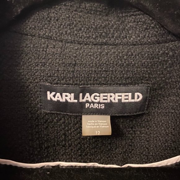 NWOT Karl Lagerfeld trench coat - Picture 5 of 5